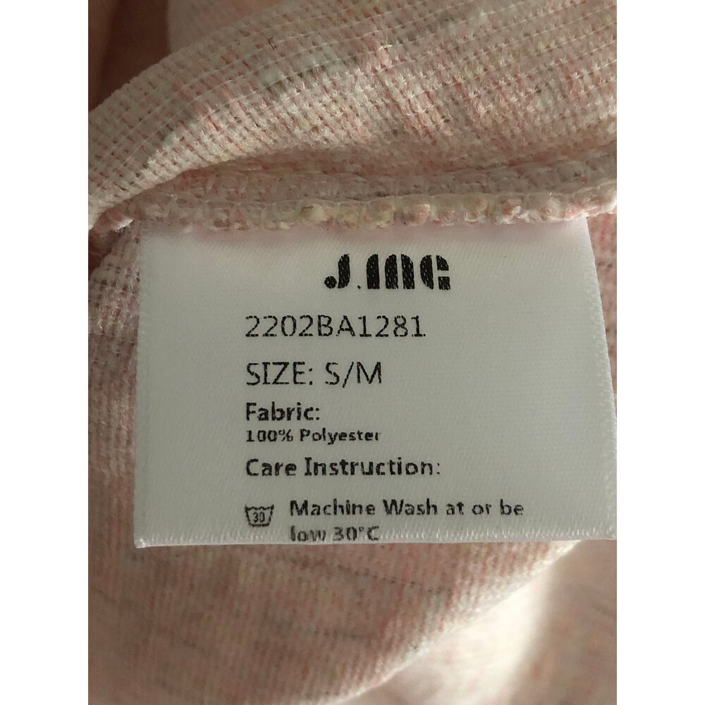 J.ING Tweed Dress Faux Button Front Pink Women's Size S/M NEW - Picture 7 of 7